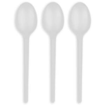 Plastic Dessert Spoons-10x10003